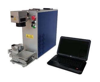 China Round Tube Portable Fiber Laser Marking Machine For Metals And Nonmetals supplier