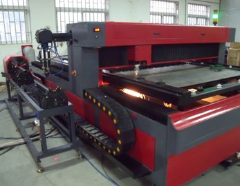 China Metal Pipe and Round Tube 650 Watt  YAG Laser Cutting Machine for Metal Structure supplier