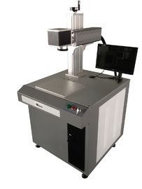 China Portable Fiber Laser Marking Machine 20 W , Aluminum Alloy Gold Silver Marking supplier
