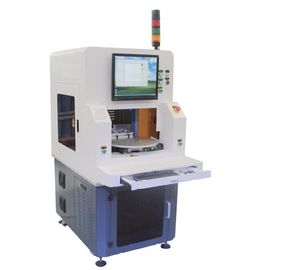 China Customized Fiber Laser Marking Machine with Double - tray Automatic Marking supplier
