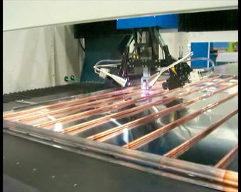 China Solar Panel Fiber Laser Welding Machine with 2 Laser Welding Heads supplier