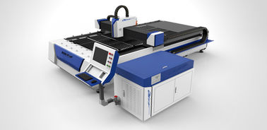 China Stainless Steel Fiber Laser Cutting Machine with Double Drive , Laser Power 1200watt supplier