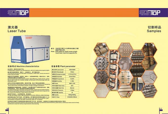 Compressed air Round Die Board Laser Cutting Machine WITH High power CO2 laser