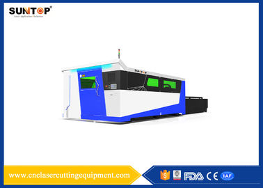 China Fiber Laser Cutter Double Exchange Working Tables Full Seal Structure supplier