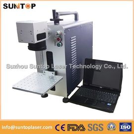 China Bearing portable fiber laser marking machine small size desktop model supplier