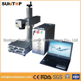 China 20W portable fiber laser marking machine for plastic PVC data matrix and barcode supplier