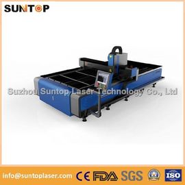 China Stainless steel and mild steel CNC fiber laser cutting machine with laser power 1000W supplier