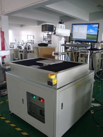 China Professional 50W Metal Laser Marking Machine , Crossing Moving Working Table supplier