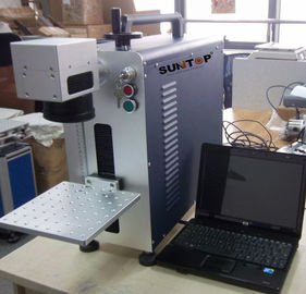China Small size portable laser marking machine  , desktop marking and engraving machine for metal supplier