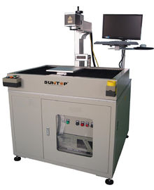 China 50 watt Large Marking Breadth Fiber Laser Marking Equipment For 3c Industry supplier